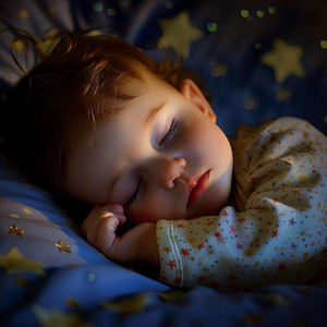 Sueño Del Bebé En La Caricia Del Océano