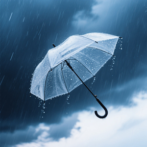 Lost Umbrella on the 5:15