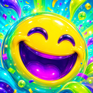 Ruhiges Lachen