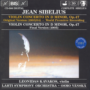 Violin Concerto in D Minor, Op. 47 (1903-1904 Version): I. Allegro moderato