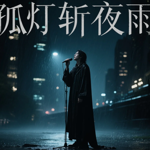 孤灯斩夜雨