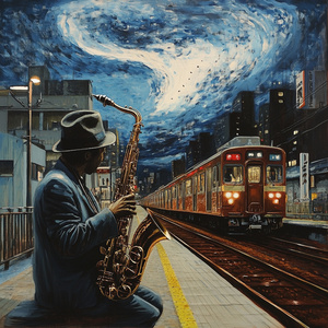 Soft Rain on Stone Steps