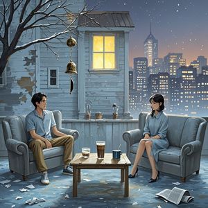 屋檐下的沉默风铃-AA世光