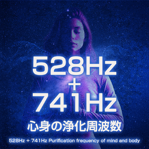 528Hz + 741Hz 心身の浄化周波数