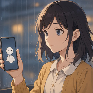 雨上がりスタンプ