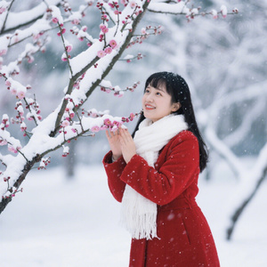 雪念着梅梅惦着雪