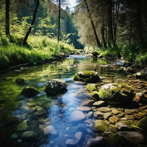 Stream’s Calming Presence Soothes