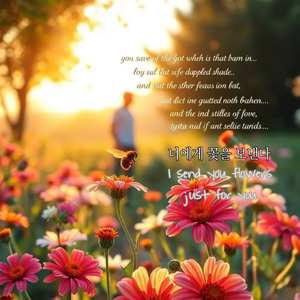 I send you flowers, just for you 너에게 꽃을 보낸다