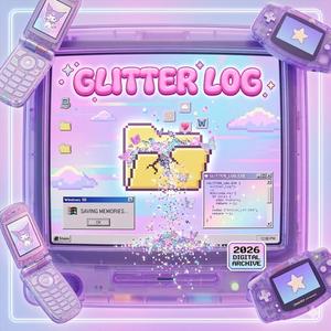 GLITTER LOG