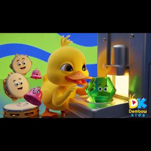 Cinco Patitos de Colores - una coreografía fácil para que los niños bailen mientras aprenden
