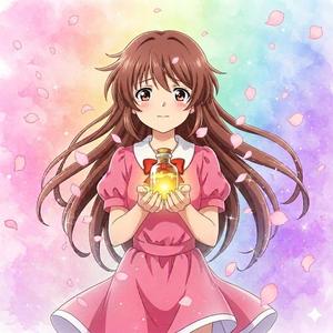 ひび割れた瓶と、光