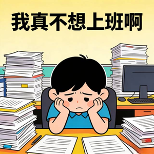我真不想上班啊