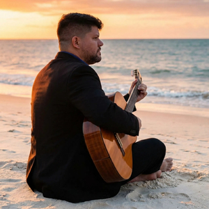 Cada batida um abraço apaixonado