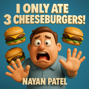 I only ate 3 cheeseburgers!