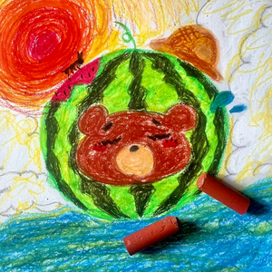 割れてしまったクレヨン