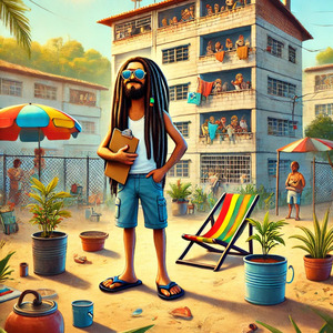 Dreadlocks balançando