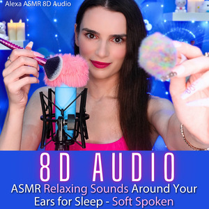 ASMR Relaxing 8D Audio Sounds with a Blue Silicone Mat - Soft Spoken