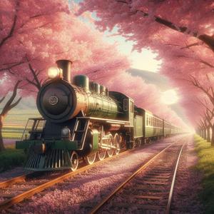 春の公園、音の散歩道