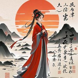且借人间二两墨