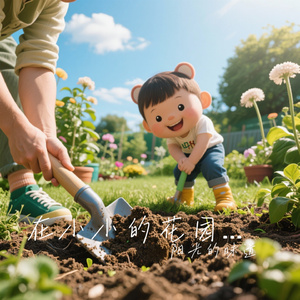 在小小的花园里挖呀挖呀挖