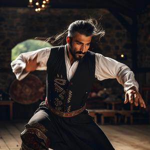 Georgian Dance Music | Mtiuluri Xevsuruli Texili (Caucasus Kavkaz Traditional Lezginka)