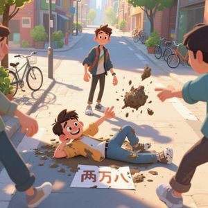 别人朝我扔泥巴