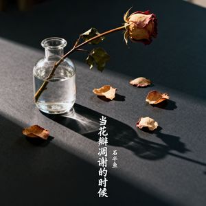 当花瓣凋谢的时候