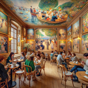 ルノアールのカフェ