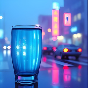 Night Glow Reflection