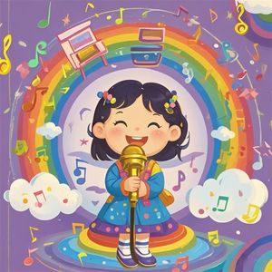 阳光下的小孩儿