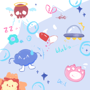 无所谓的生活碎片 随便的打破了水面