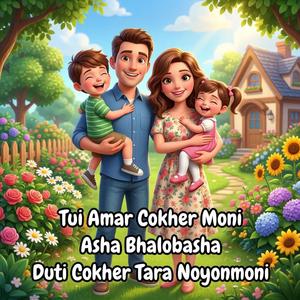 তুই আমার চোখের মণি আশা ভালোবাসা দুটি চোখের তাঁরা নয়নমণি Tui Amar Cokher Moni Asha Bhalobasha Duti Cokher Tara Noyonmoni
