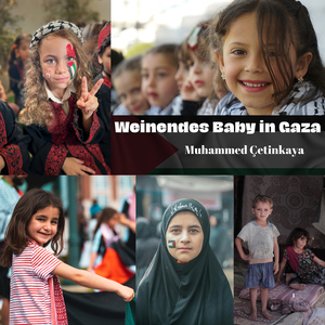 Weinendes Baby in Gaza