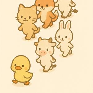 日本語で表現された動物の鳴き声