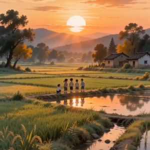 乡下囝仔真开心