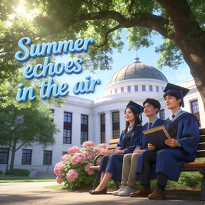 Summer echoes in the air