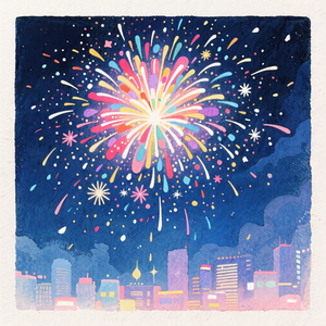 愿我们如烟火般绚丽