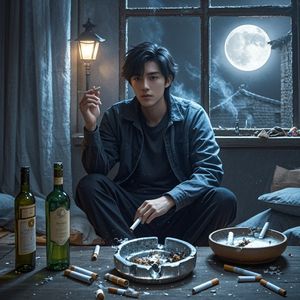 烟灰缸里的月光