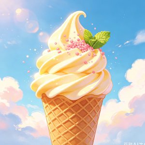 夏风甜筒
