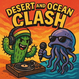 Desert and Ocean Clash