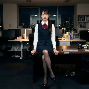 真夜中のオフィス