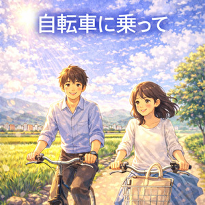 自転車に乗って