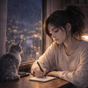 비 오는 밤, 나에게