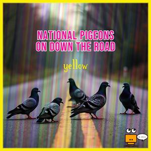 NATIONAL PIGEONS ON DOWN THE ROAD (yellow)