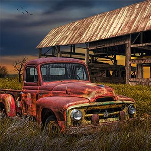 Old Red Truck