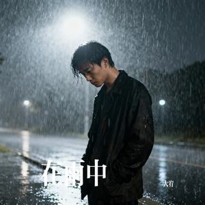 在雨中