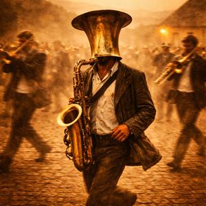 Procesión de fuego y vino