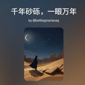 千年砂砾，一眼万年