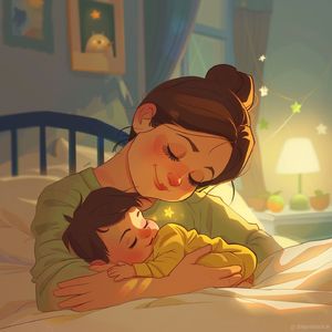 婴儿催眠曲（羊水声+温柔嘘声+胎音白噪音）