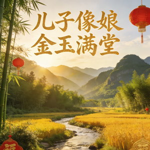 儿子像娘 金玉满堂